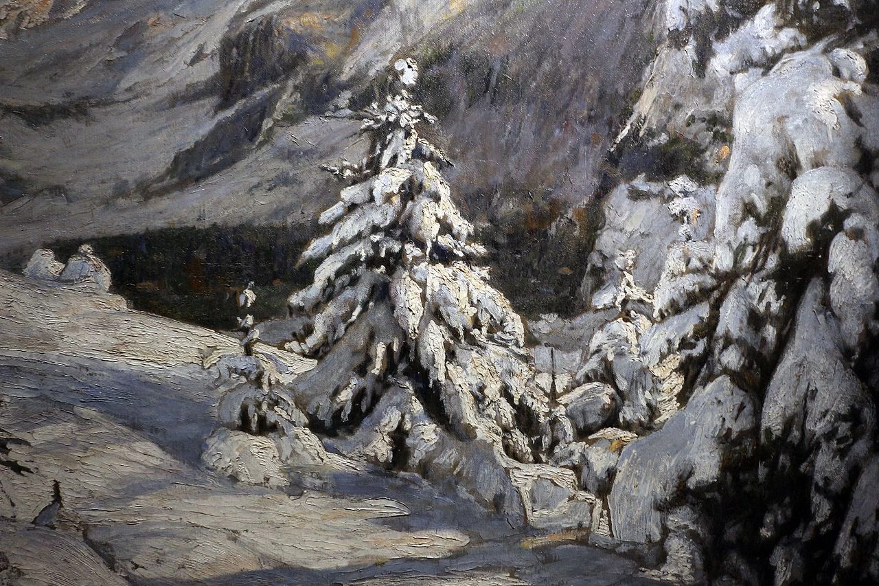 In pieno inverno - Gallerie d’Italia Piazza Scala, Milano, dettaglio